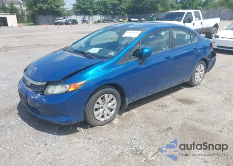2012 Honda Civic Lx from USA, damaged, VIN 2HGFB2F59CH536224